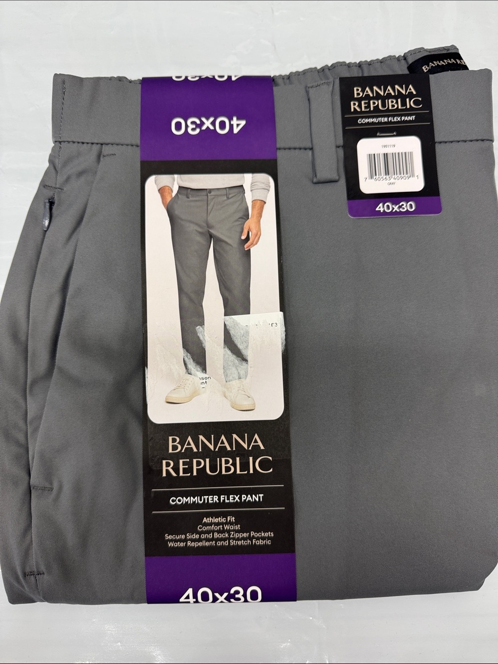 Banana Republic Gray Commuter Flex Pants
